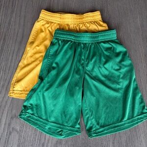 Target | Cat & Jack | Green & Yellow Athletic Shorts | Boys Medium | Gently Used
